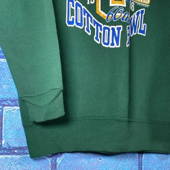 1990s University Of Oregon Cotton Bowl Crewneck Medium Unisex Sweatshirt Green - Picture 3 of 6